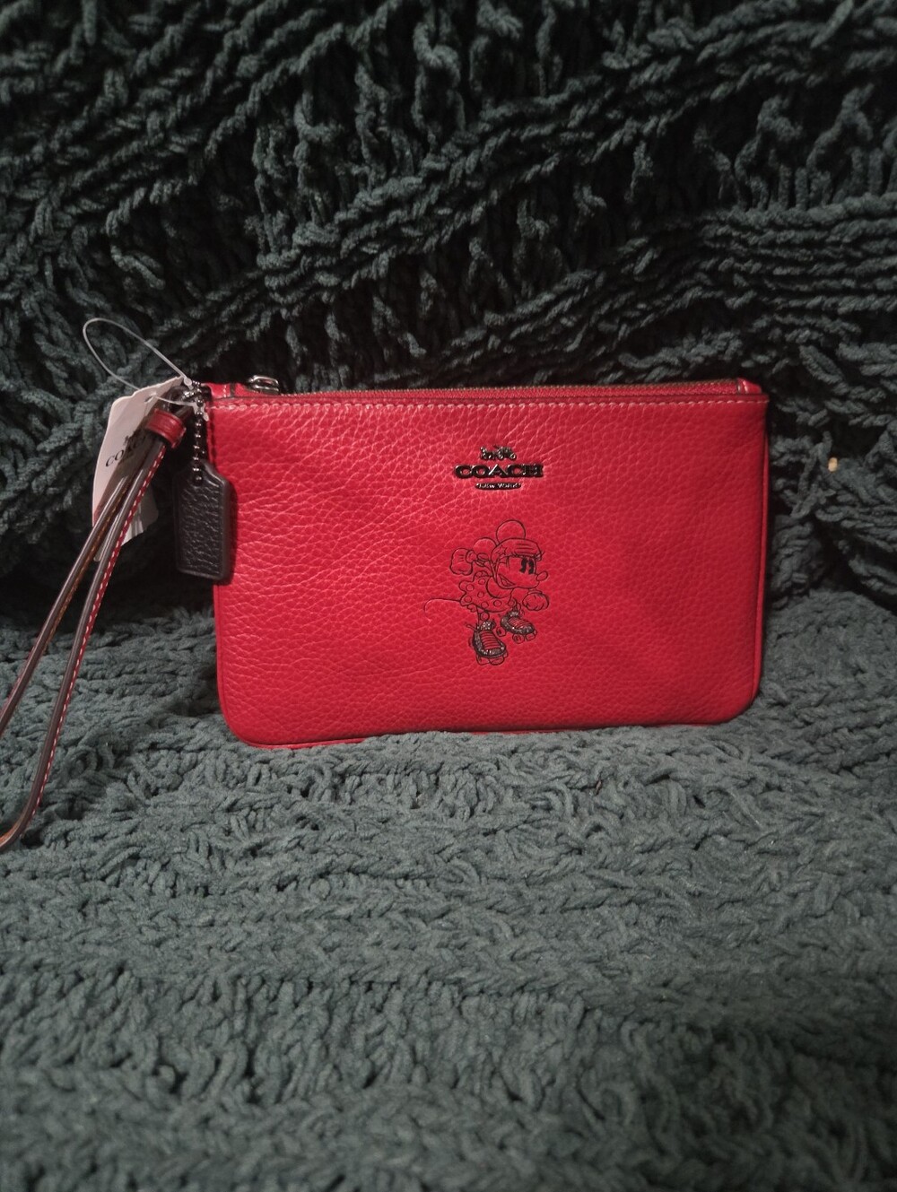 Coach X Disney Minnie Wristlet NWT